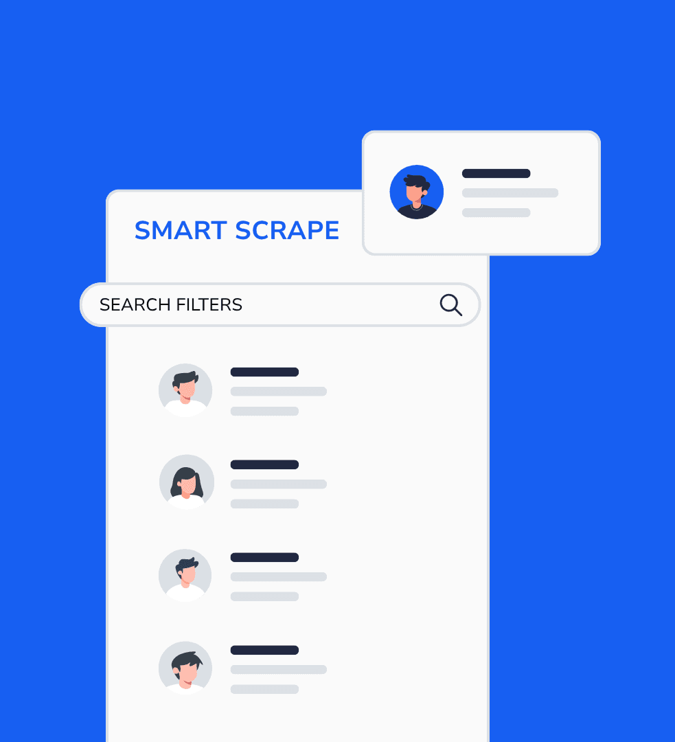 Smart lead qualification with multiple prospect cards